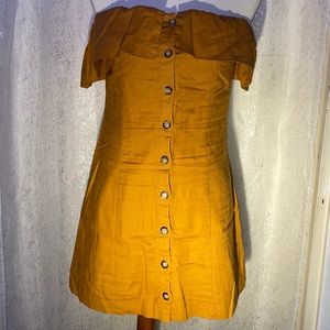 Express X Rocky Barnes Honey Mini Dress